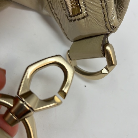 Givenchy Large Gray Taupe Patent Leather Nightingale Bag - Picture 9 of 16